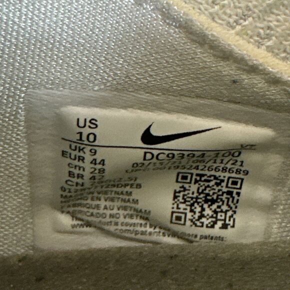 Nike Air VaporMax 2021 FK White Volt Hyper Royal Men\'s Size 10